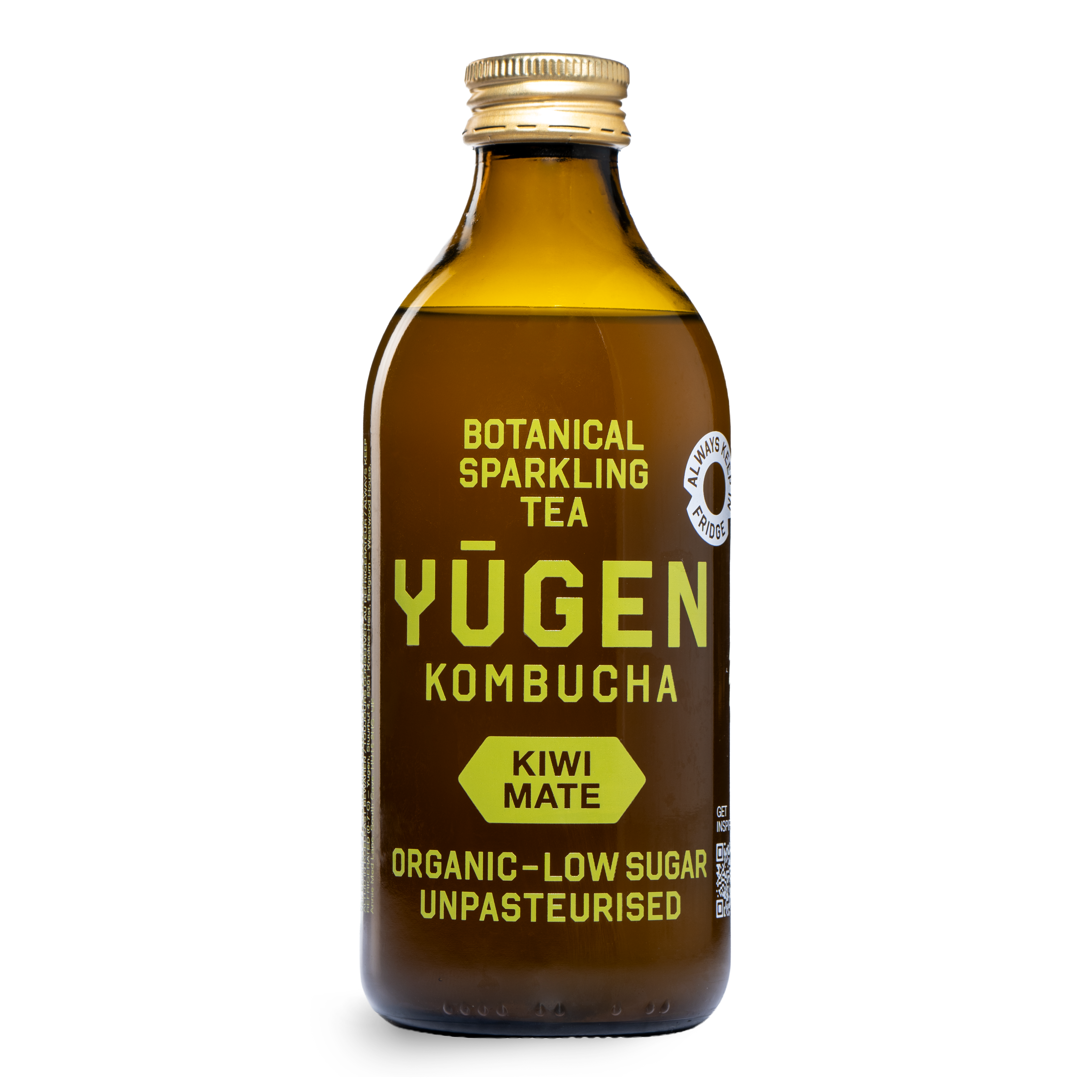 Kiwi Maté Kombucha Bottles | Yugen Drinks