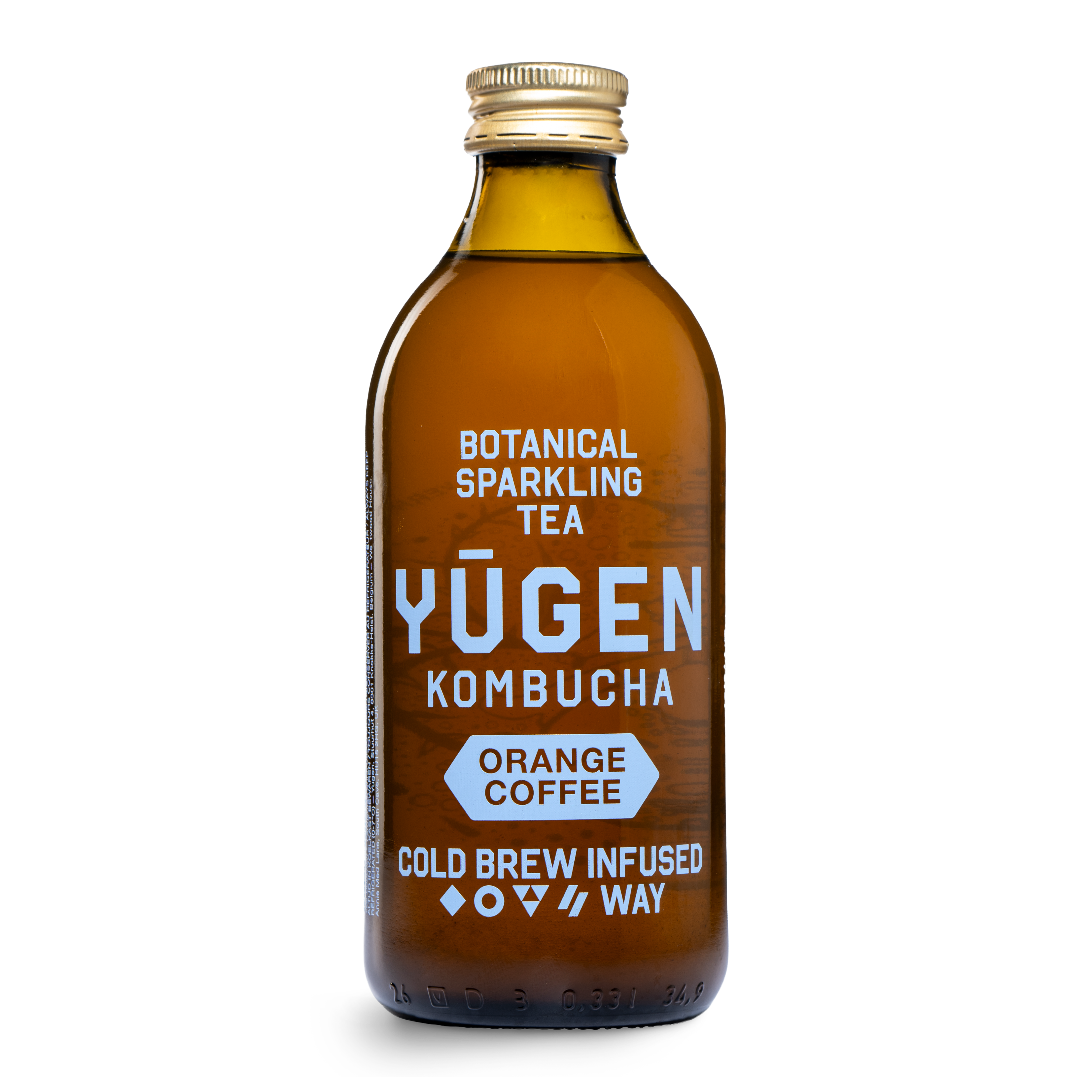 Orange Coffee Kombucha Bottles | Yugen Drinks Orange Coffee Kombucha Bottles | Yugen Drinks