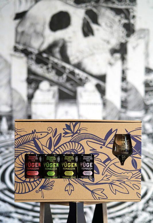 The gift box of Yugen Kombucha