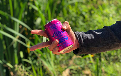 Tea + sugar + juice + herbs = ingredients of Yugen Kombucha