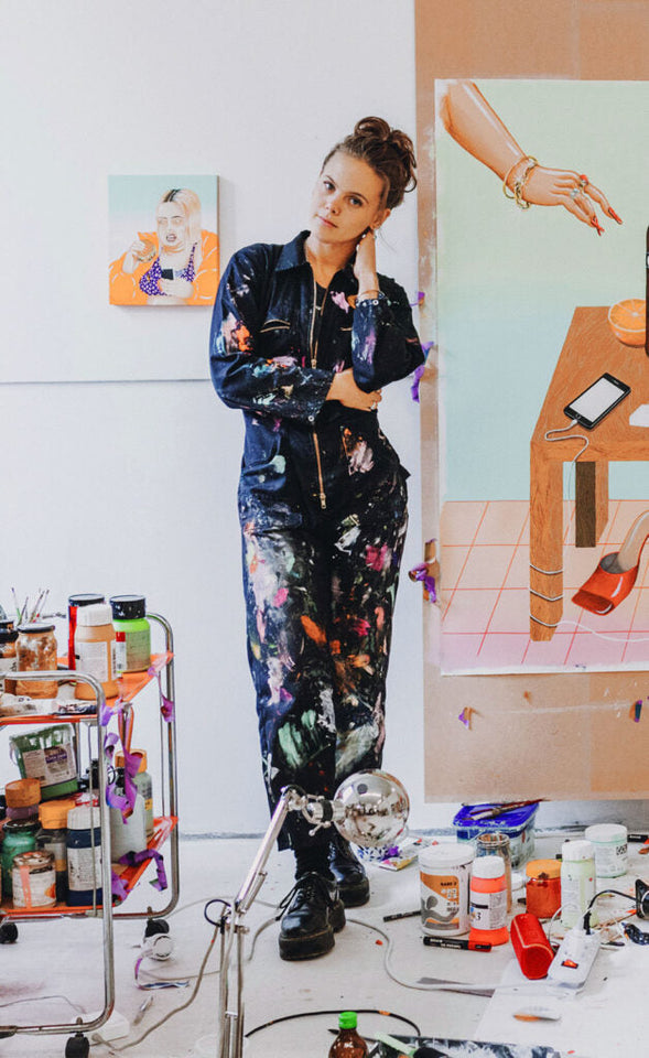 Artist talk with Joëlle Dubois about the Strawberry Basil design