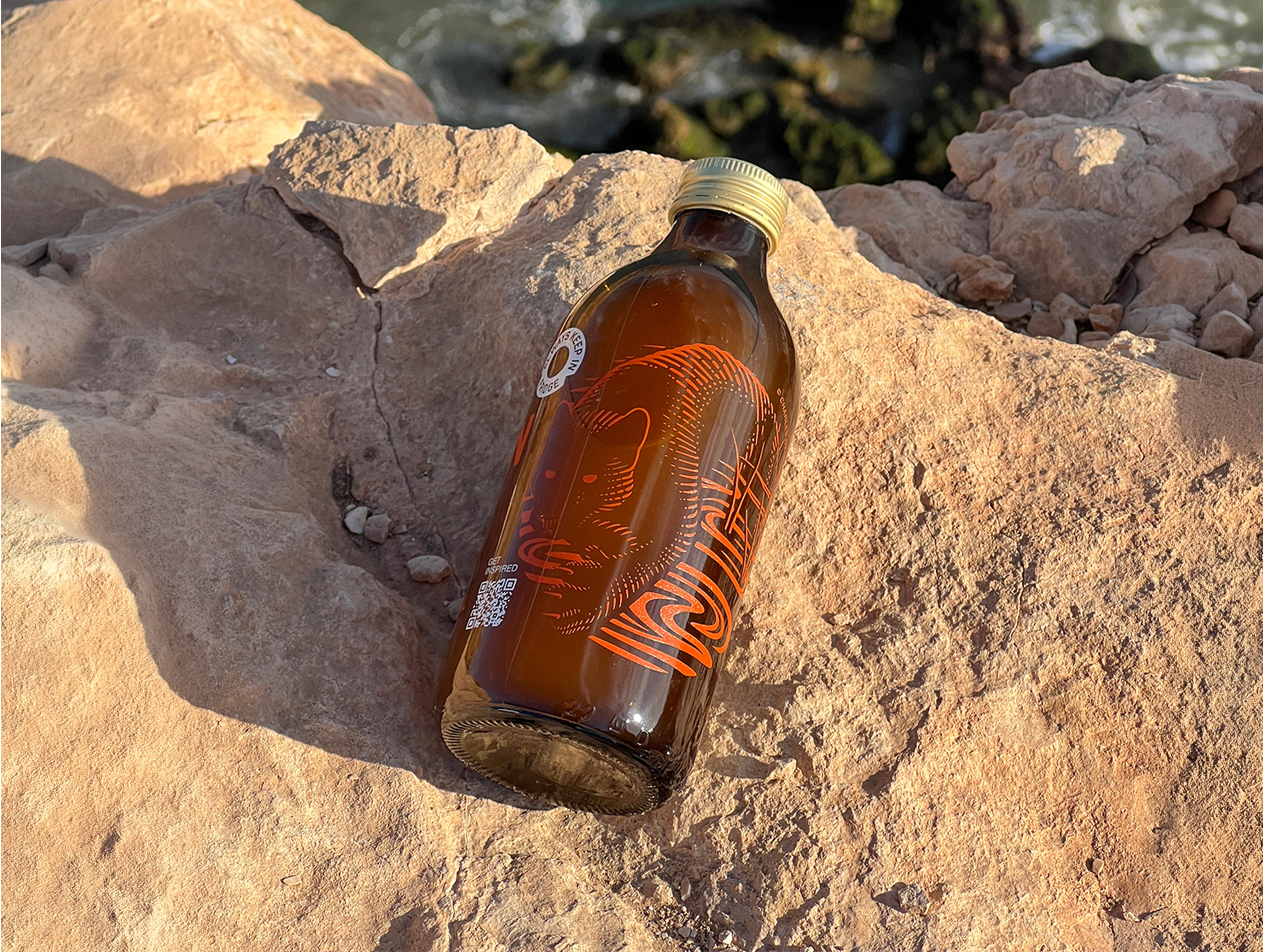 Mango Turmeric Kombucha Bottles | Yugen Drinks
