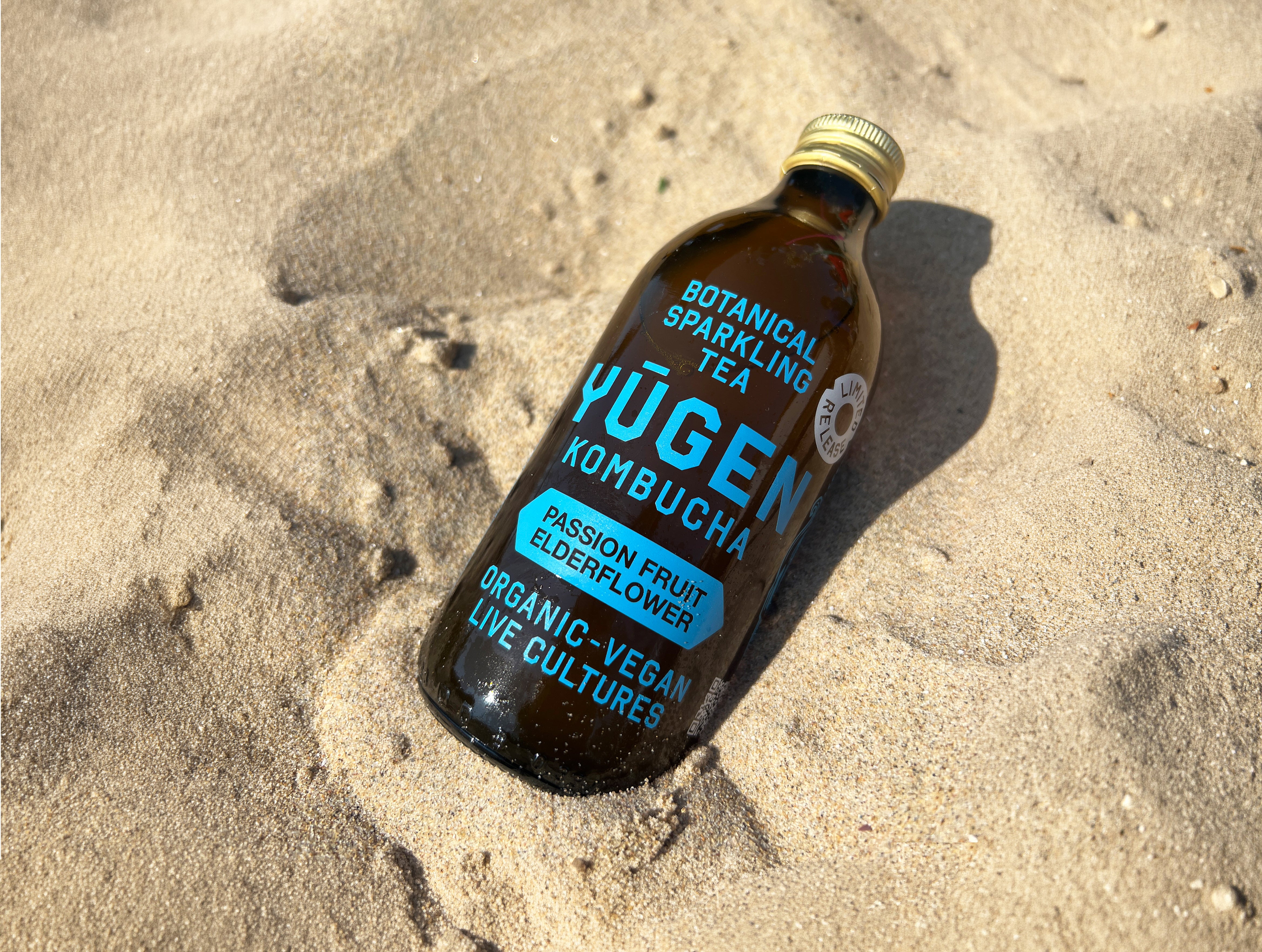 Passion Fruit Elderflower Kombucha Bottles | Yugen Drinks